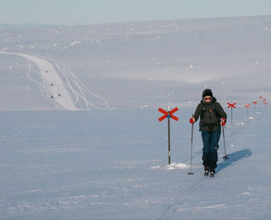 Dalatur mellan stugor kring Fulufjället och Sälen