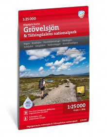 Grövelsjön & Töfsingdalens nationalpark 1:25 000