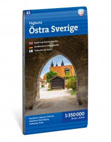 Vägkarta Östra Sverige 1:350 000