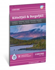 Kittelfjäll & Borgafjäll 1:100 000