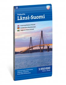 Tiekartta Länsi-Suomi 1:350 000