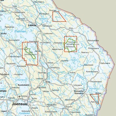 Pohjois-Karjala 1:25.000