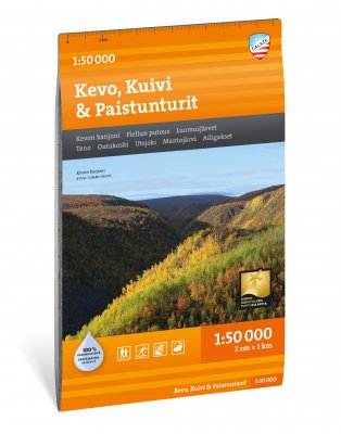 Kevo, Kuivi & Paistunturit 1:50.000