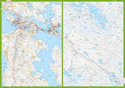 Kainuu: Vuokatti, Hiidenportti & Tiilikkajärvi 1:25 000