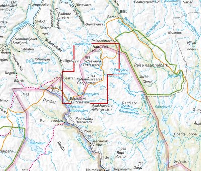 Haltin reitti 1:25 000