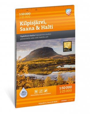 Kilpisjärvi, Saana & Halti 1:50 000/1:25 000