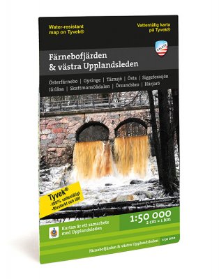 Färnebofjärden och västra Upplandsleden 1:50.000