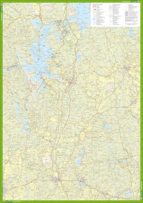 Färnebofjärden och västra Upplandsleden 1:50.000