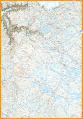 Turkart Hardangervidda nord 1:50 000