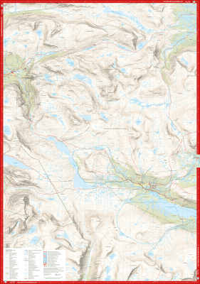 Høyfjellskart Trollheimen: Sunndal & Innerdalen 1:25 000