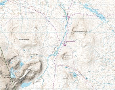 Jämtlandstriangeln 1:25 000
