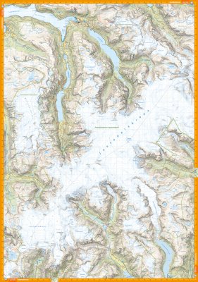 Turkart Jostedalsbreen & Breheimen 1:50.000