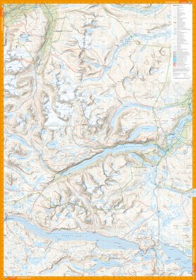 Turkart Jotunheimen 1:50 000