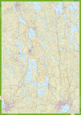 Karlskoga, Filipstad & Forshaga 1:50 000