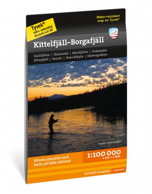 Kittelfjäll – Borgafjäll 1:100.000