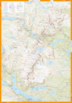 Kittelfjäll, Marsfjällen & Klimpfjäll 1:50.000