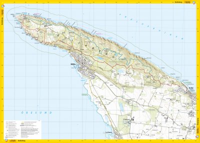 Stigkarta Kullaberg 1:12 500