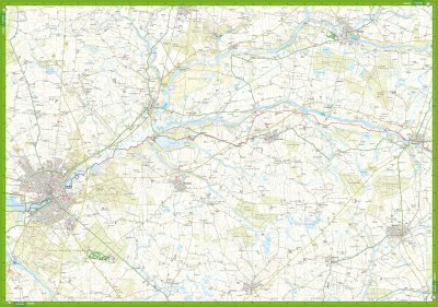 Kyst till Kyst stien – Vest 1:25.000