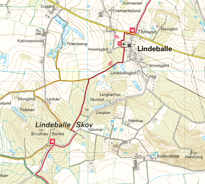 Landsby Vandrerute exempel