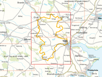 Landsby vandrerute 1:25 000