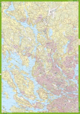 Norra Stockholm 1:50.000