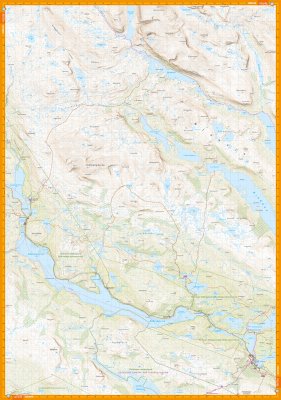 Pieskehaure, Miekak & Jäkkvik 1:50 000