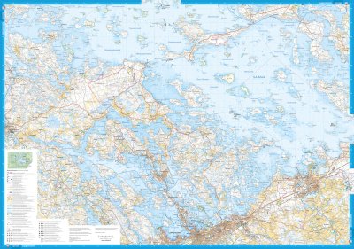 Saimaa Geopark Lappeenranta, Imatra & Savitaipale 1:50 000