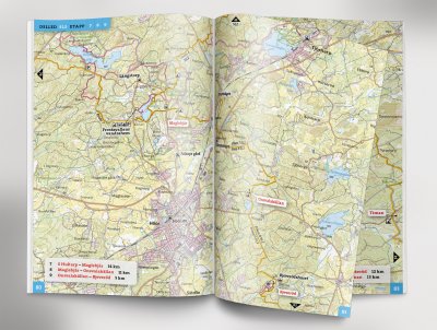 Outdooratlas Skåneleden (dansk) 1:50.000