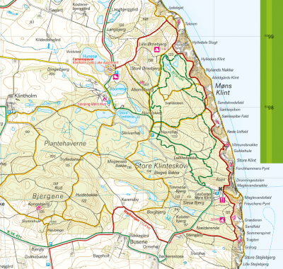 Møn & Camønoen 1:25.000