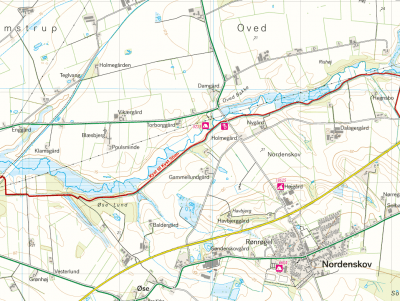 Kyst till Kyst stien – Vest 1:25.000