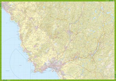 Södra Halland 1:50.000