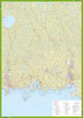 Västra Blekinge 1:50 000